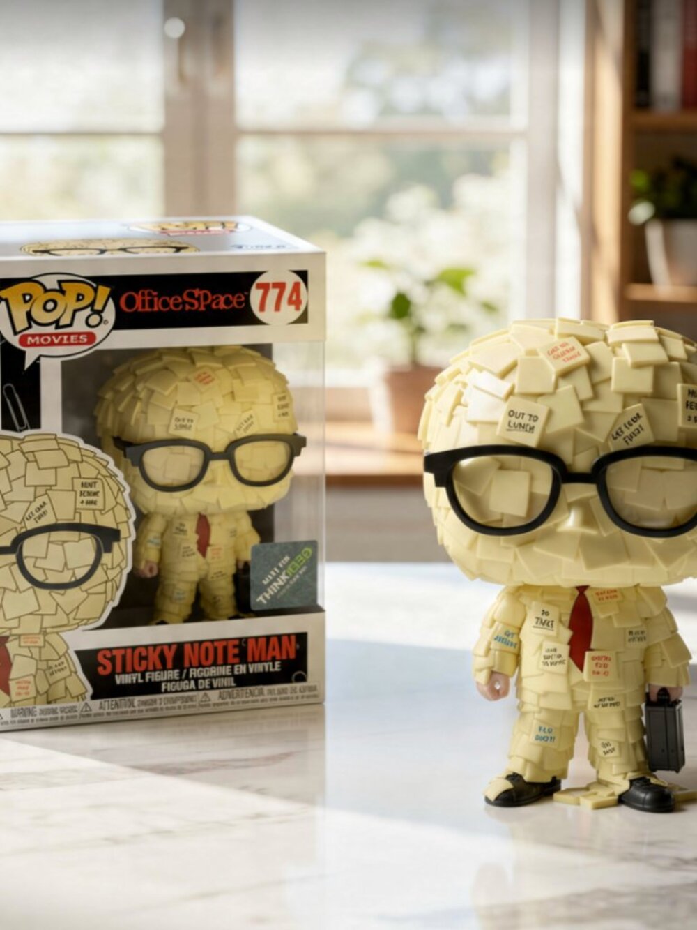 Funko Pop! Heroes: Office Space - Sticky Note Man #774 Vinyl Figure